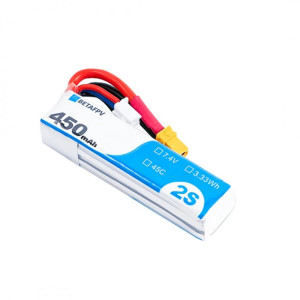 Акумулятор 2 штуки для квадрокоптера BetaFPV 450mAh 2S. . Photo 3